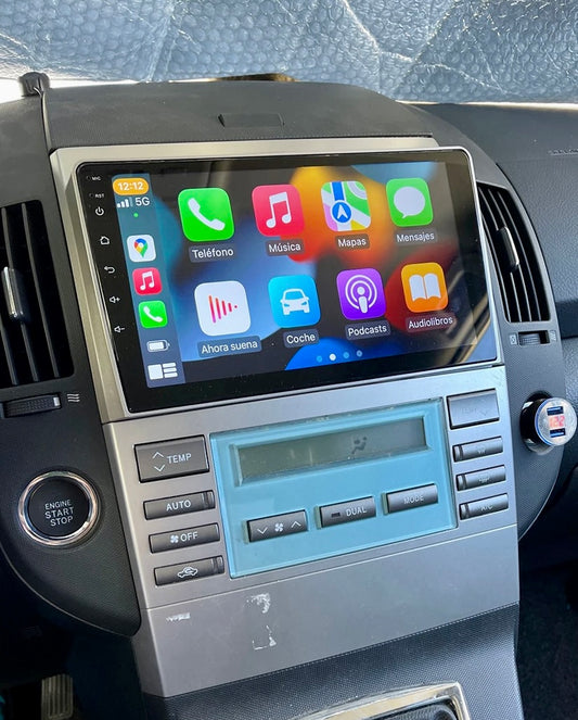 TOYOTA COROLLA VERSO 2005-2010 - PREMIUM HEAD UNIT UPGRADE KIT: RADIO INFOTAINMENT SYSTEM WITH WIRED & WIRELESS APPLE CARPLAY AND ANDROID AUTO COMPATIBILITY