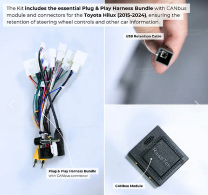 Toyota Hilux 2015-2023 Wireless Apple CarPlay Upgrade Kit