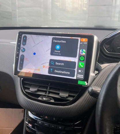 PEUGEOT 208/2008 (2012-2019) - Touchscreen Upgrade Kit - Wireless Apple CarPlay / Wireless Android Auto
