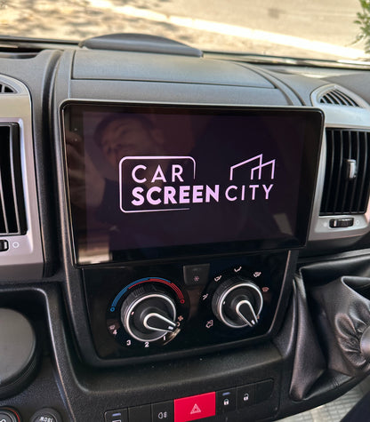 PEUGEOT BOXER 2006-2014 - PREMIUM HEAD UNIT UPGRADE KIT: RADIO INFOTAINMENT SYSTEM WITH WIRED & WIRELESS APPLE CARPLAY AND ANDROID AUTO COMPATIBILITY