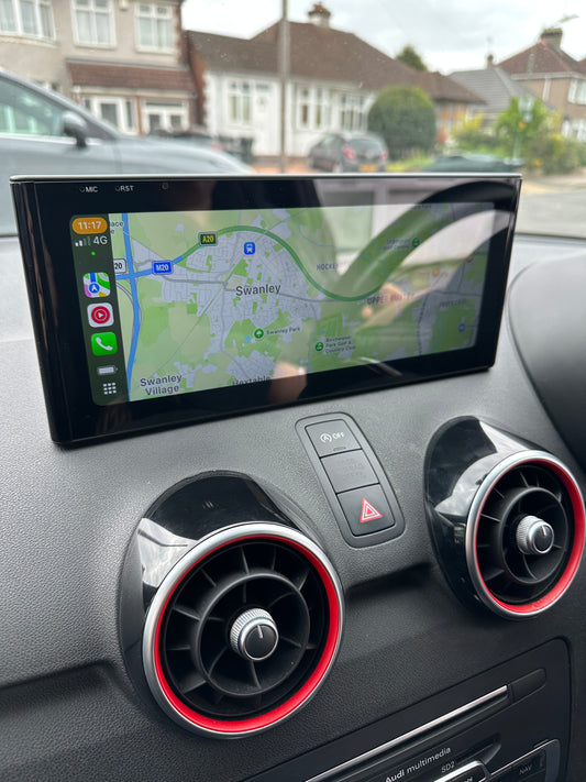 AUDI A1 / S1 (2010-2018) - PREMIUM HEAD UNIT UPGRADE KIT: RADIO INFOTAINMENT SYSTEM WITH WIRED & WIRELESS APPLE CARPLAY AND ANDROID AUTO COMPATIBILITY