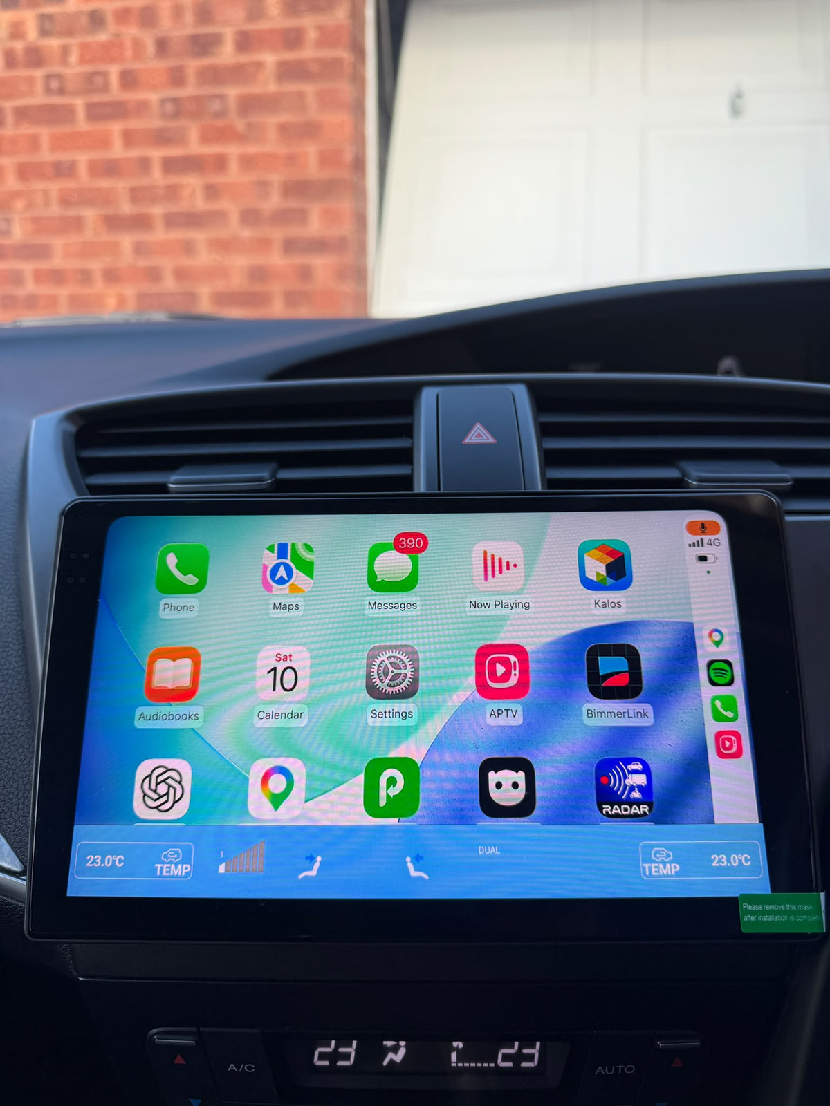 Honda Civic Hatchback 2012-2017 Wireless Apple CarPlay Upgrade Kit