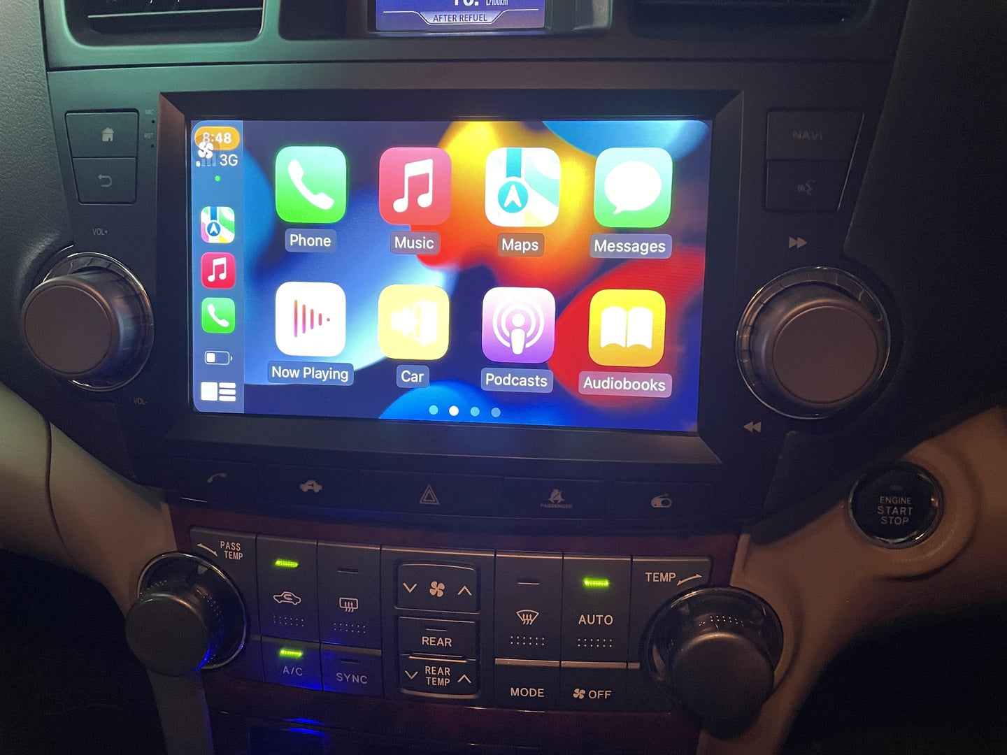 Toyota Highlander/Kluger 2007-2013 Wireless Apple CarPlay Upgrade Kit