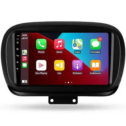 FIAT 500X 2014-2020 - PREMIUM HEAD UNIT UPGRADE KIT: RADIO INFOTAINMENT SYSTEM WITH WIRED & WIRELESS APPLE CARPLAY AND ANDROID AUTO COMPATIBILITY