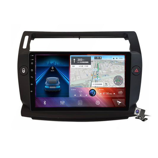 CITROEN C4 2004-2009 - PREMIUM HEAD UNIT UPGRADE KIT: RADIO INFOTAINMENT SYSTEM WITH WIRED & WIRELESS APPLE CARPLAY AND ANDROID AUTO COMPATIBILITY