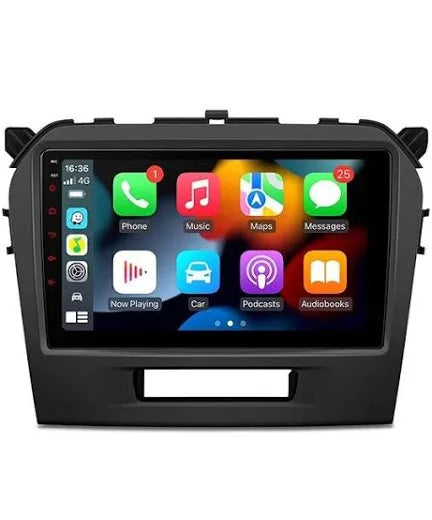 SUZUKI VITARA 2015-2022 - PREMIUM HEAD UNIT UPGRADE KIT: RADIO INFOTAINMENT SYSTEM WITH WIRED & WIRELESS APPLE CARPLAY AND ANDROID AUTO COMPATIBILITY