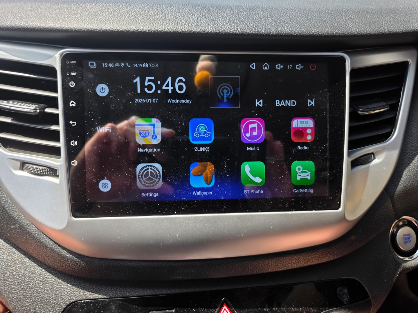 Hyundai IX35/Tucson 2015-2018 Wireless Apple CarPlay Upgrade Kit