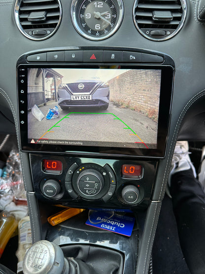 PEUGEOT RCZ 2008-2014 - PREMIUM HEAD UNIT UPGRADE KIT: RADIO INFOTAINMENT SYSTEM WITH WIRED & WIRELESS APPLE CARPLAY AND ANDROID AUTO COMPATIBILITY