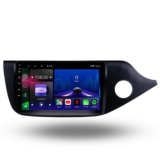 KIA CEED 2012-2016 - PREMIUM HEAD UNIT UPGRADE KIT: RADIO INFOTAINMENT SYSTEM WITH WIRED & WIRELESS APPLE CARPLAY AND ANDROID AUTO COMPATIBILITY