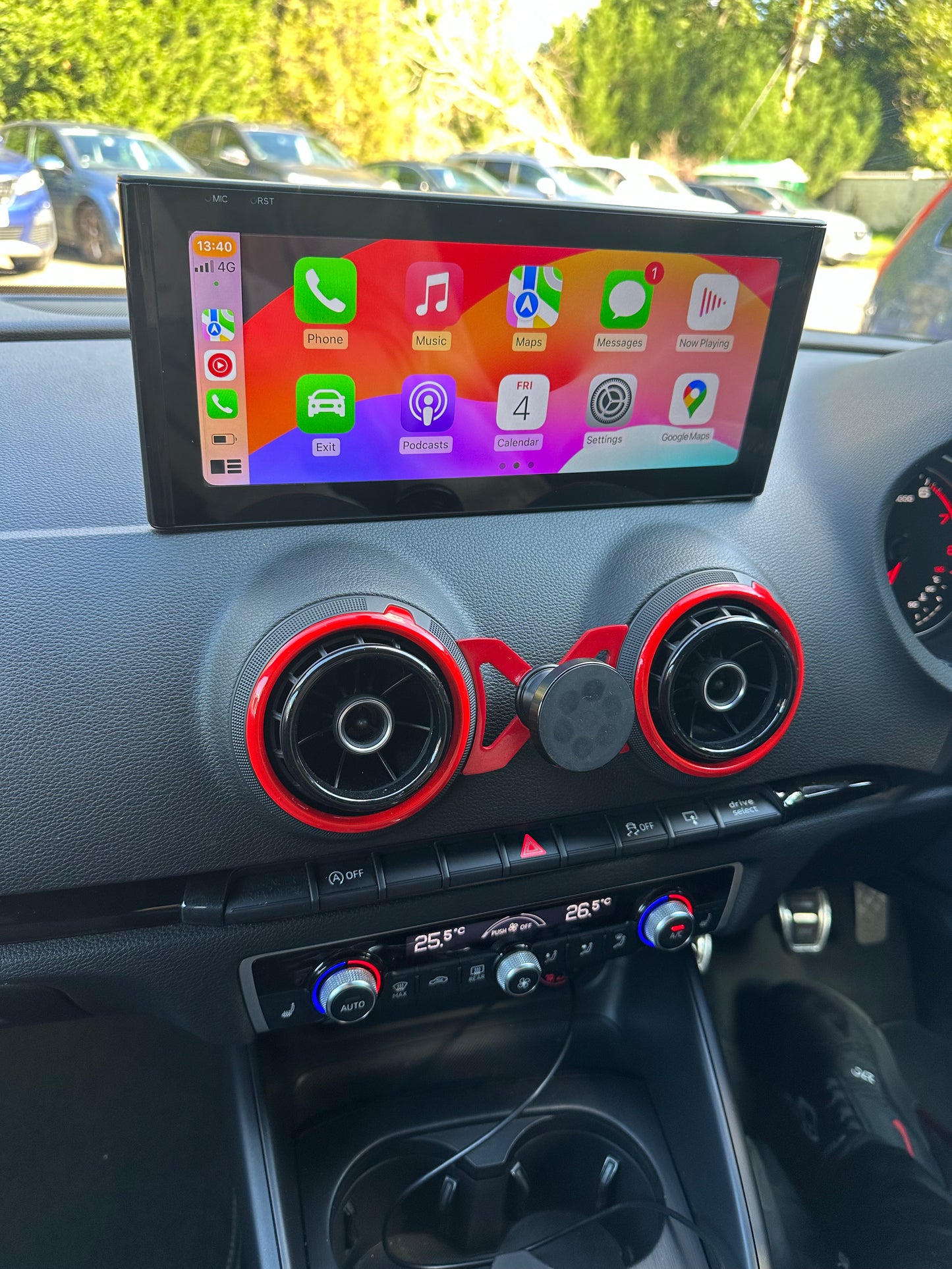 AUDI A3 (2013-2020) - PREMIUM HEAD UNIT UPGRADE KIT: RADIO INFOTAINMENT SYSTEM WITH WIRELESS APPLE CARPLAY AND ANDROID AUTO COMPATIBILITY