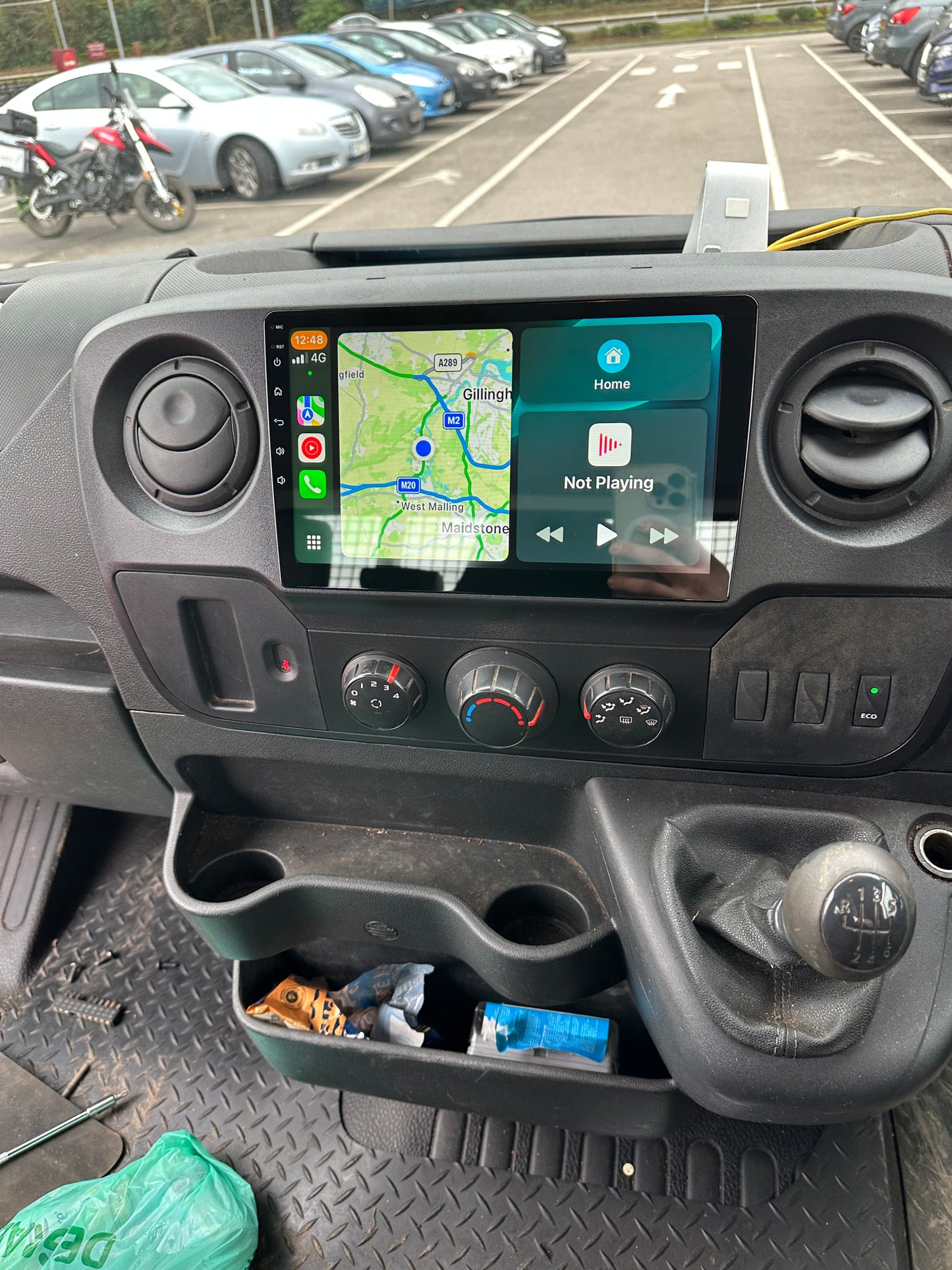 RENAULT MASTER (2010-2018) - Full Touchscreen Upgrade Kit - Wireless Apple CarPlay / Wireless Android Auto