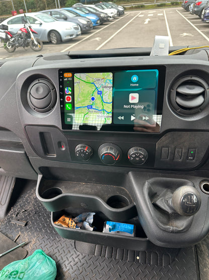 RENAULT MASTER (2010-2018) - Full Touchscreen Upgrade Kit - Wireless Apple CarPlay / Wireless Android Auto