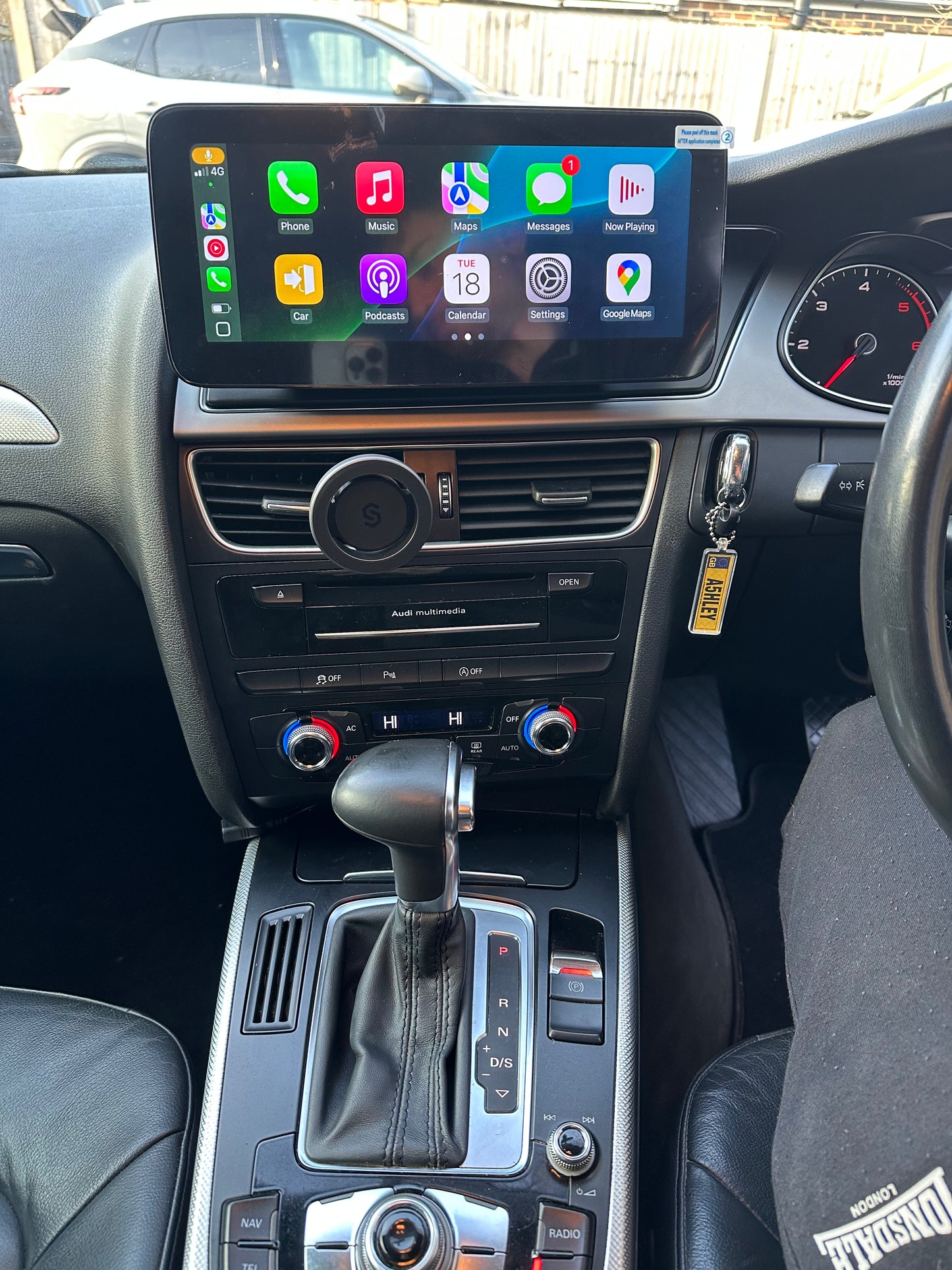 AUDI A5 (2007-2016) - PREMIUM HEAD UNIT UPGRADE KIT: RADIO INFOTAINMENT SYSTEM WITH WIRED & WIRELESS APPLE CARPLAY AND ANDROID AUTO COMPATIBILITY