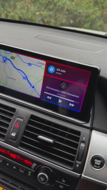 BMW X5/X6 2008-2013 E70 Wireless Apple CarPlay/Android Auto Touchscreen Kit