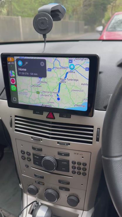 VAUXHALL ASTRA H/I 2004-2010 - PREMIUM HEAD UNIT UPGRADE KIT: RADIO INFOTAINMENT SYSTEM WITH WIRED & WIRELESS APPLE CARPLAY AND ANDROID AUTO COMPATIBILITY