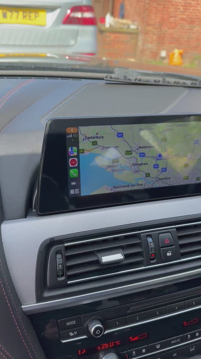 BMW 6 Series 2012-2015 F06/F12/F13 Wireless Apple CarPlay/Android Auto Touchscreen Kit