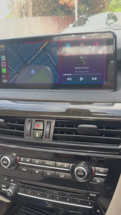 BMW X5/X6 2014-2019 F15/F16 Wireless Apple CarPlay/Android Auto Touchscreen Kit